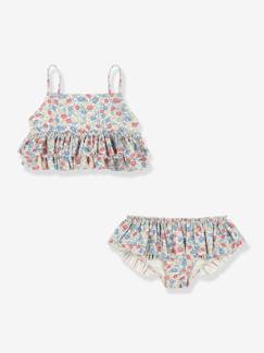 Bébé-Maillot de bain, accessoires de plage-Maillot de bain 2 pièces à volants Manuca KONGES SLOJD