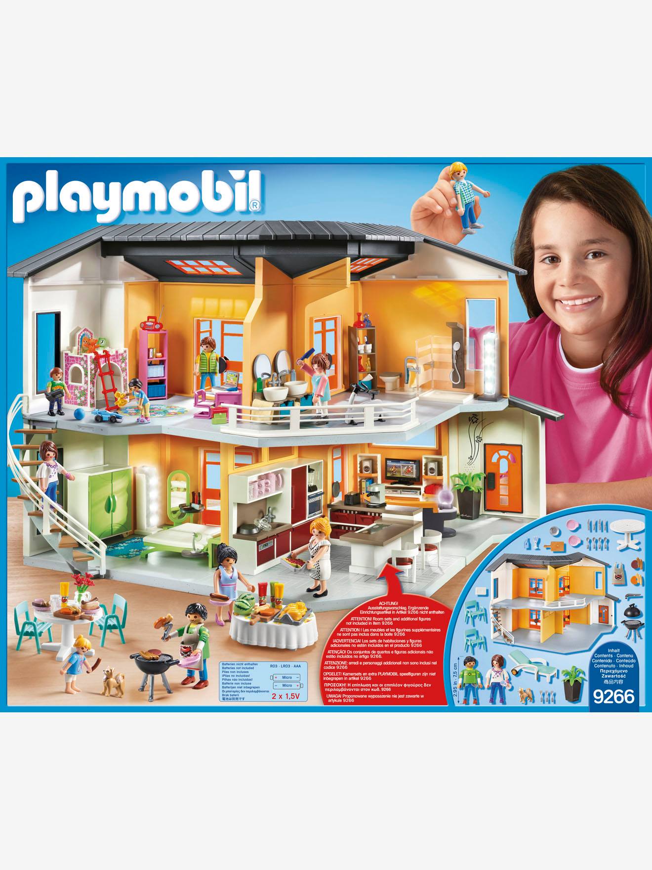 Playmobil vie quotidienne gilet orange