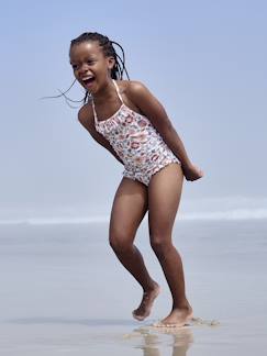 -Maillot de bain fille 1 pièce noué à la nuque