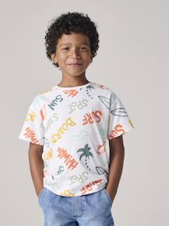 Garçon-T-shirt, polo, sous-pull-Tee-shirt motifs graphiques vacances garçon
