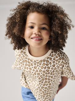 T-shirt fille cropped manches courtes   - vertbaudet enfant