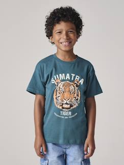 Garçon-T-shirt, polo, sous-pull-T-shirt motif tigre garçon