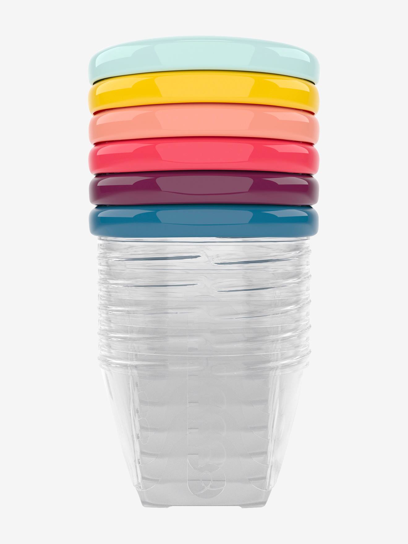 Lot de 6 boîtes hermétiques 180 ml Babybols multicolore