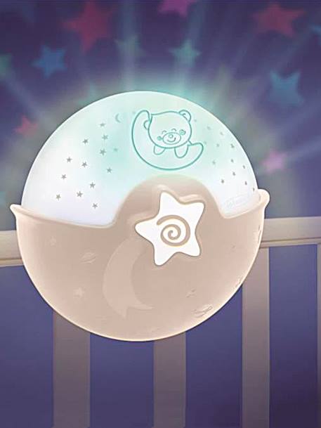 Veilleuse musicale évolutive INFANTINO Projecto lampe ROSE+TAUPE - vertbaudet enfant 