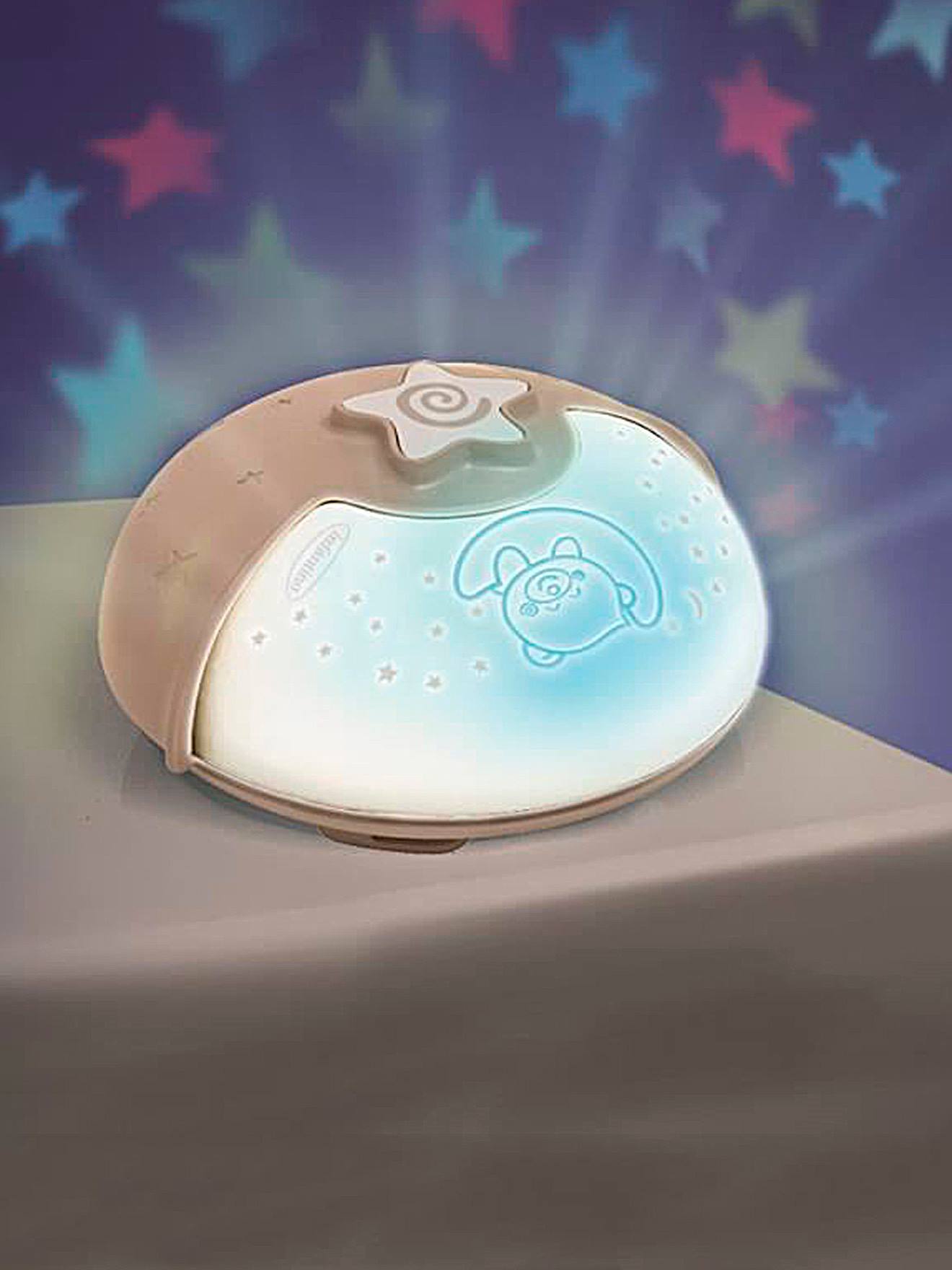Meegroeilamp Infantino Projecto Lampe Taupe/wit