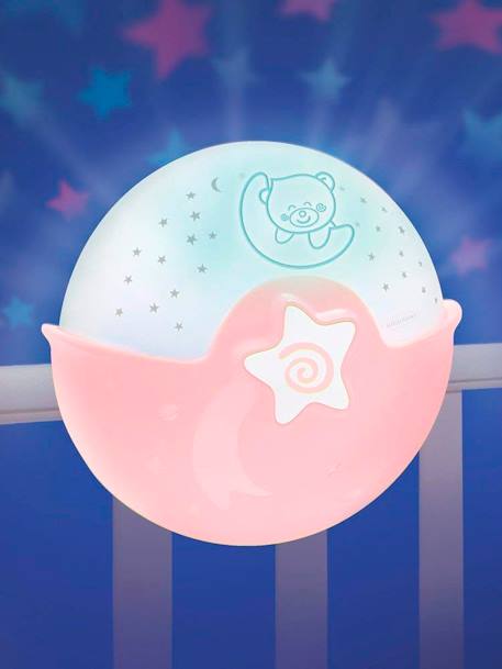 Veilleuse musicale évolutive INFANTINO Projecto lampe ROSE+TAUPE - vertbaudet enfant 