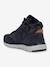 Laarsjes jongen Xunday Boy High GEOX® BRUIN MARINEBLAUW+MARINEBLAUW ZWART - vertbaudet enfant 