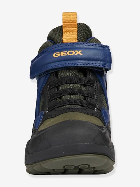 Baskets garçon New Savage Boy High GEOX® MARRON MARINE+militaire royal - vertbaudet enfant 