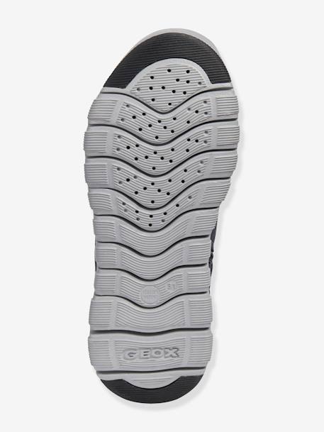 Laarsjes jongen Xunday Boy High GEOX® BRUIN MARINEBLAUW+MARINEBLAUW ZWART - vertbaudet enfant 