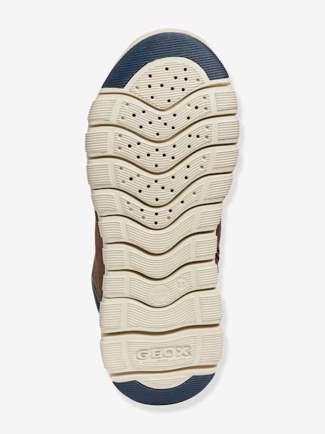 Laarsjes jongen Xunday Boy High GEOX® BRUIN MARINEBLAUW+MARINEBLAUW ZWART - vertbaudet enfant 