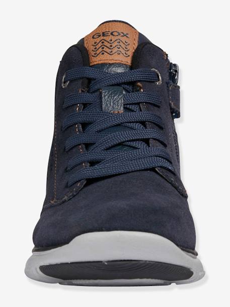 Laarsjes jongen Xunday Boy High GEOX® BRUIN MARINEBLAUW+MARINEBLAUW ZWART - vertbaudet enfant 