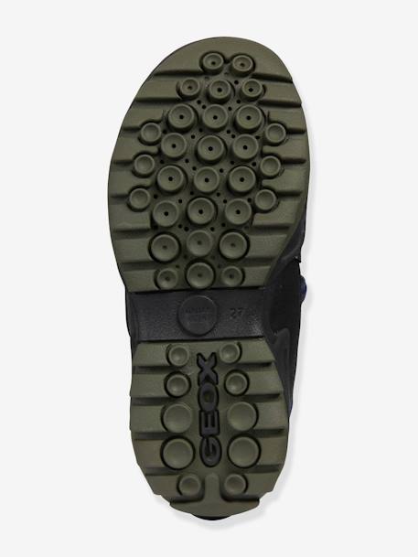 Sneakers voor jongens New Savage Boy High GEOX® BRUIN MARINEBLAUW+militair blauw - vertbaudet enfant 