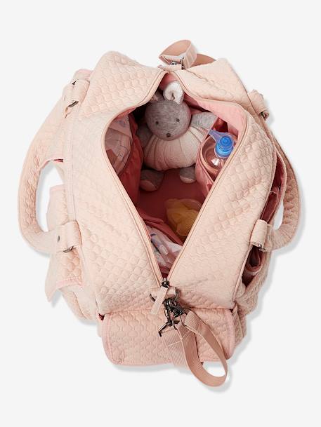 Sac à langer Journée multipoches vertbaudet Rose poudré - vertbaudet enfant 