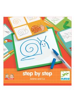 Speelgoed-Creatieve activiteiten-Step by step Dieren DJECO