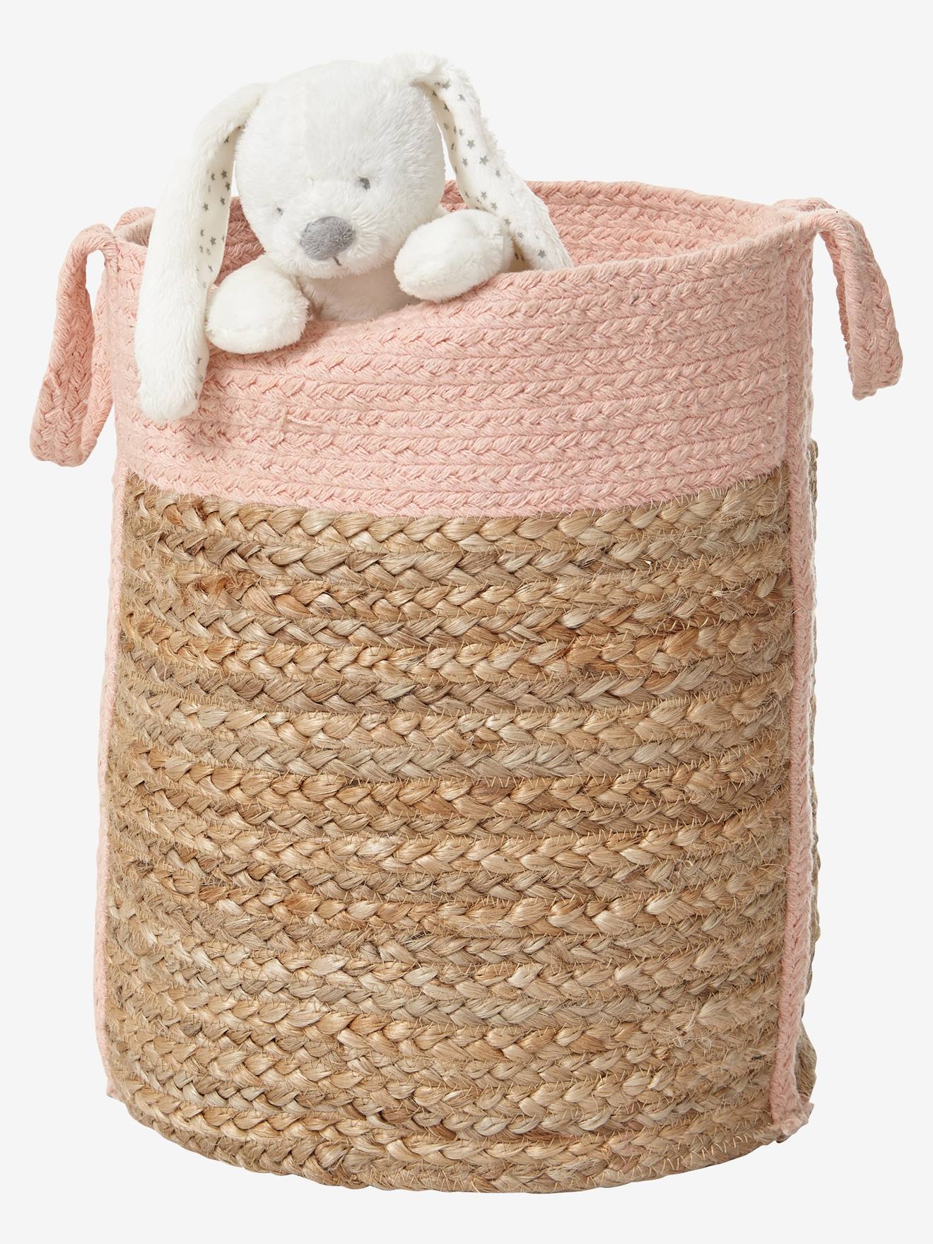Petit Panier En Osier Vintage Pour Enfant - Avec Rabat - Décoratif