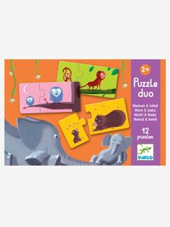 Jouet-Jeux éducatifs-Puzzle duo Maman et Bébé DJECO