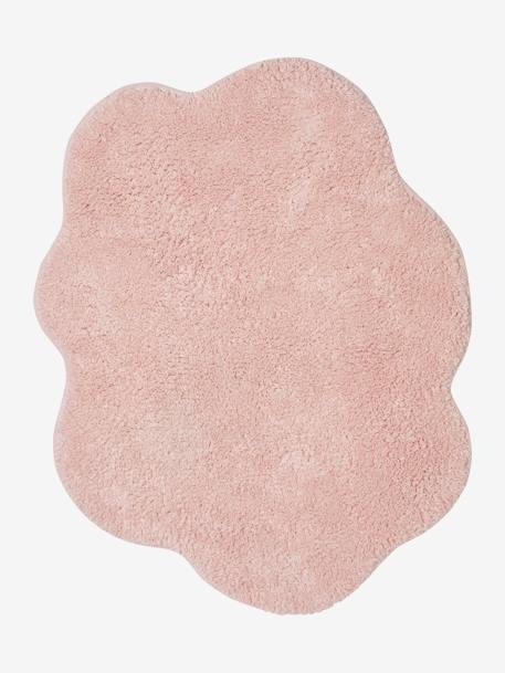 Wolkmat voor babykamer, thema 'poesje mauw' BLAUW+GRIJS LICHT+Zacht roze - vertbaudet enfant 