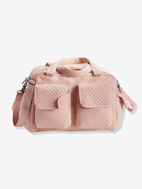 Sac à langer Journée multipoches vertbaudet Rose poudré - vertbaudet enfant 