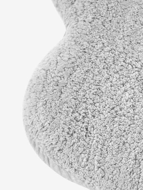 Wolkmat voor babykamer, thema 'poesje mauw' BLAUW+GRIJS LICHT+Zacht roze - vertbaudet enfant 