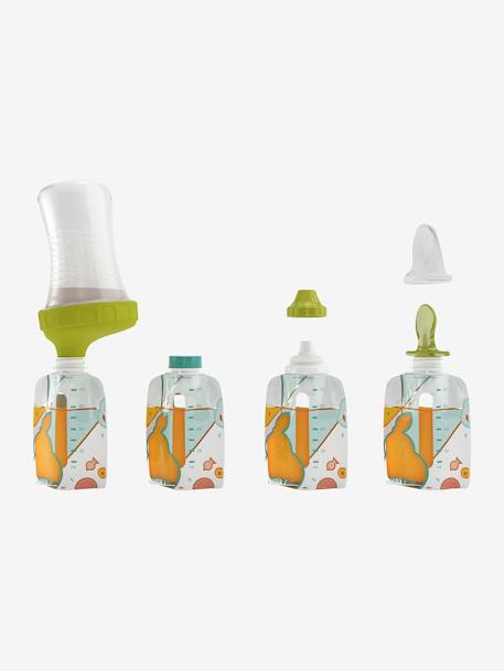 Pack Gourdes Reutilisables Accessoires Babymoov Foodii Blanc Puericulture Pack Gourdes Reutilisables Accessoires Babymoov Foodii Blanc Puericulture