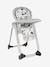 Chaise haute évolutive CHICCO Polly Progres5 Gris+Imprimé rouge - vertbaudet enfant 