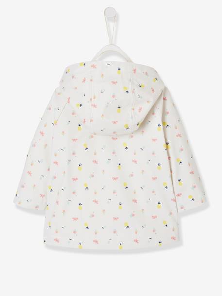 Cire Bebe Fille A Motifs Avec Capuche Ivoire Imprime Bebe Cire Bebe Fille A Motifs Avec Capuche Ivoire Imprime Bebe
