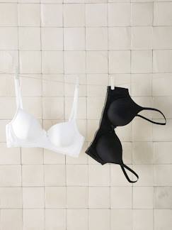 Zwangerschapskleding-Lingerie-Set van 2 zwangerschapsbeha's met beugels van biologisch katoen*