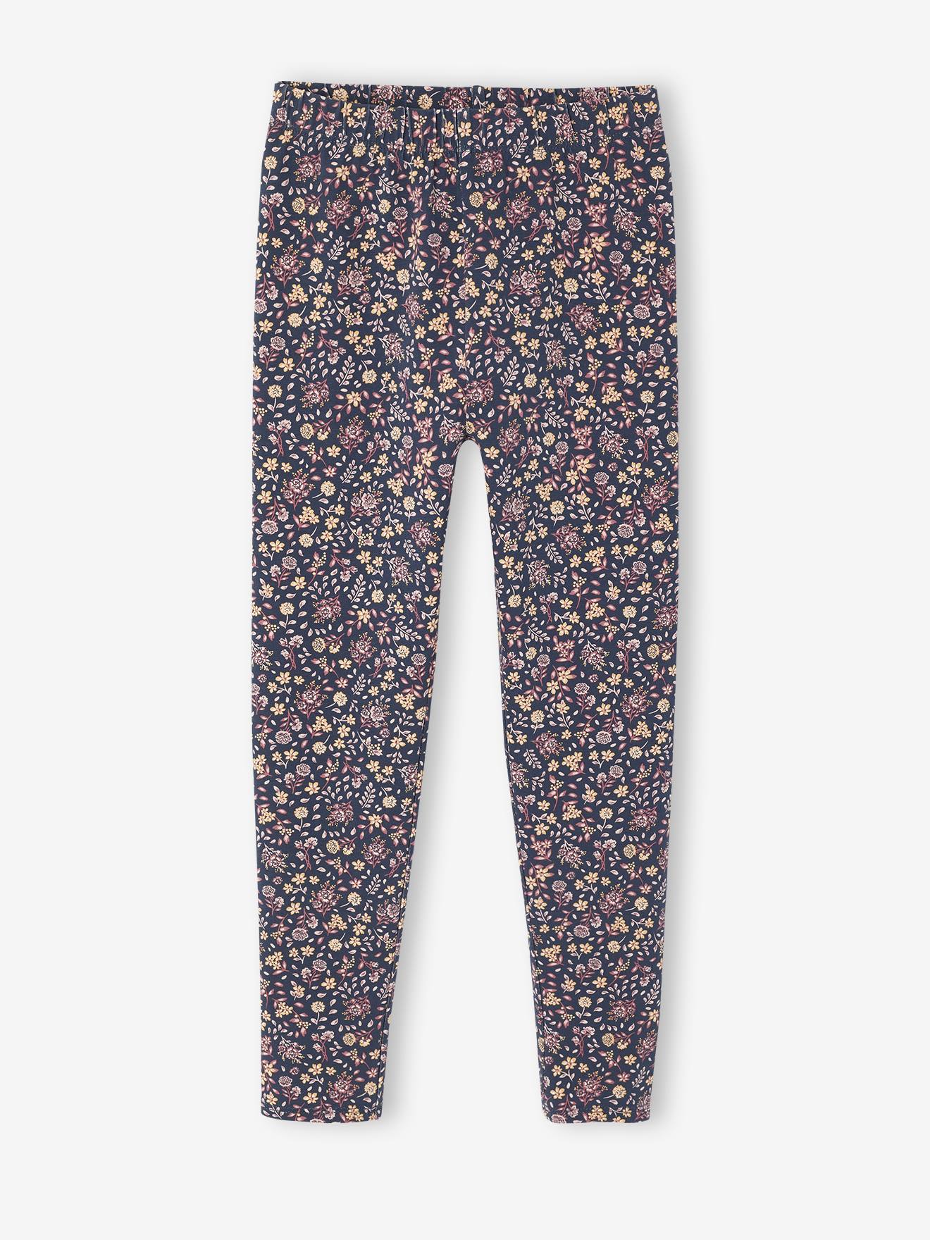 Vertbaudet Bedrukte Legging Voor Meisjes Roze, Bedrukt
