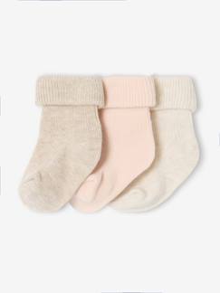 -Set van 3 paar effen baby sokken