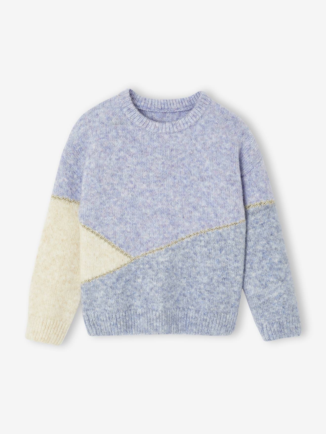 Vertbaudet Meisjestrui Met Colorblock Blauw