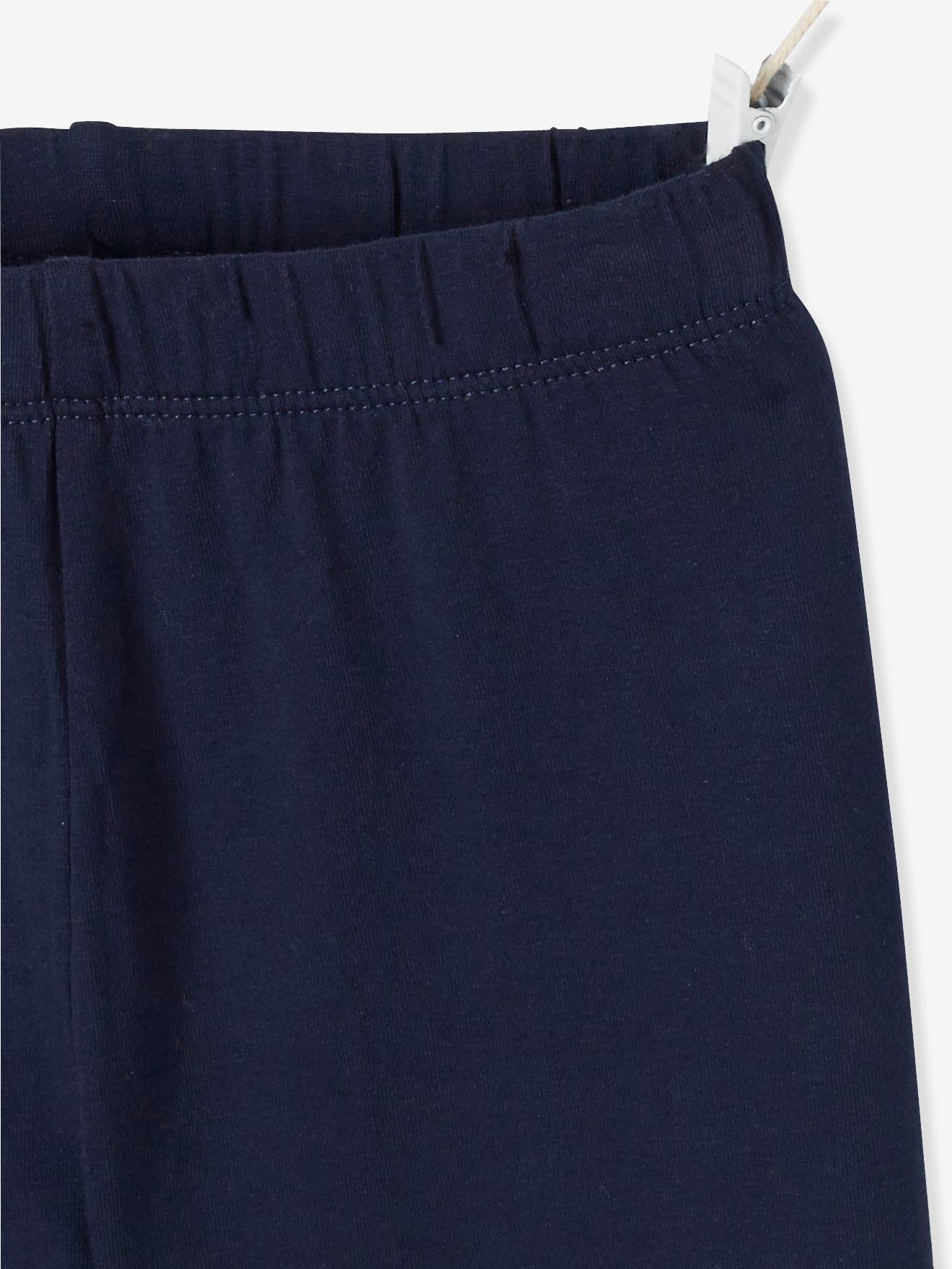 Certifié Oeko-tex Lot De 2 Leggings Mi-Mollets VERTBAUDET Fille