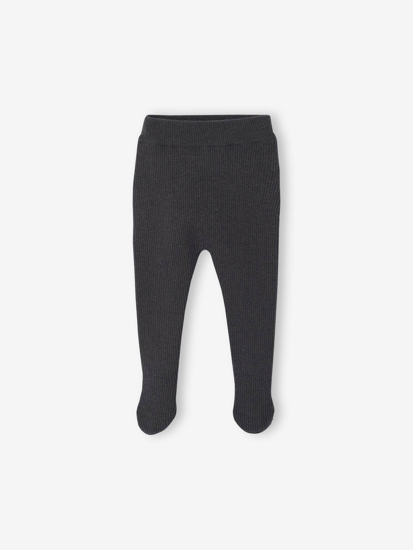 Vertbaudet Babybroek Met Voetjes Antraciet