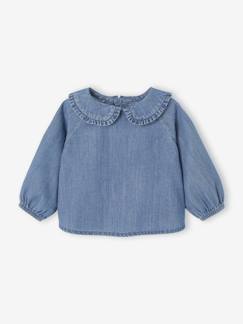 Baby-Geboorteblouse van jeans