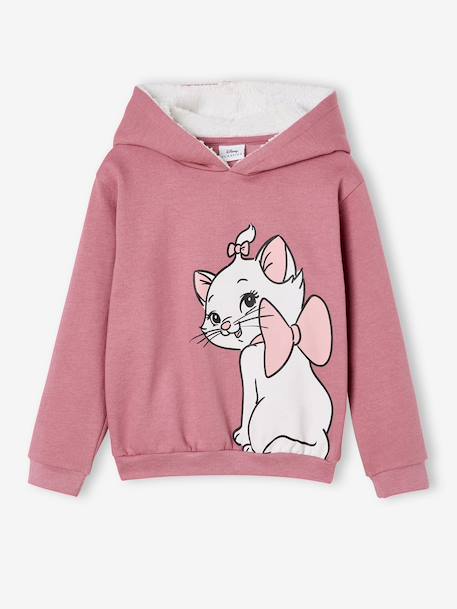 Fille-Pull, gilet, sweat-Sweat à capuche Marie en molleton
