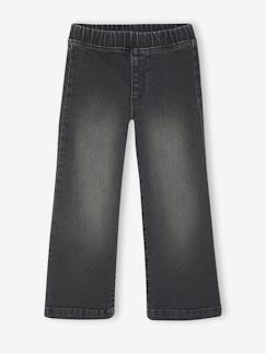 Jean tregging fille large   - vertbaudet enfant