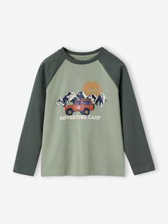 Garçon-T-shirt, polo, sous-pull-T-shirt motif graphique garçon manches raglan