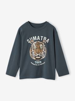 Jongens-T-shirt, poloshirt, souspull-T-shirt-Jongensshirt met grappig dierenmotief 