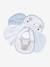 Lot de 5 bavoirs naissance LOT CHAT ROSE+LOT LAPIN BLEU+LOT MARIN TURQUOISE - vertbaudet enfant 