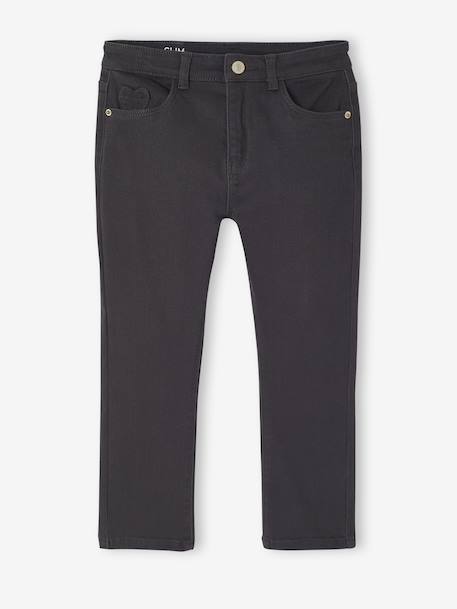 Fille-Pantalon slim fille morphologique large 