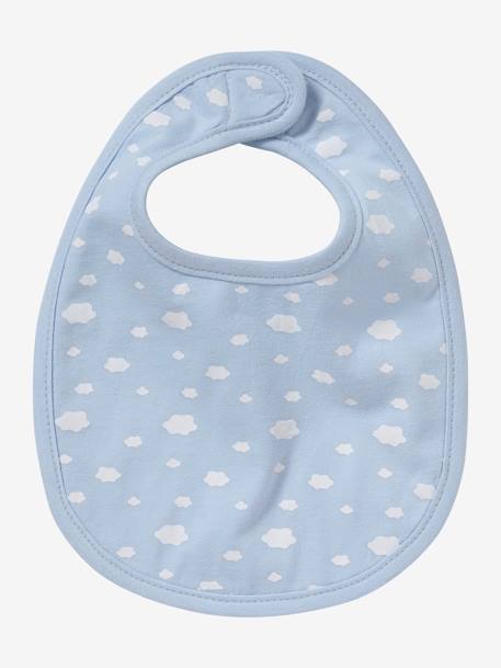 Lot de 5 bavoirs naissance LOT CHAT ROSE+LOT LAPIN BLEU+LOT MARIN TURQUOISE - vertbaudet enfant 