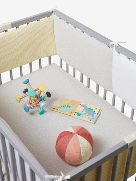 Set van 2 hoezen voor boxkleden Color jungle JUNGLE EN STERREN - vertbaudet enfant 