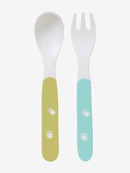 Lot de 2 couverts 2ème âge Z'animo  - vertbaudet enfant 