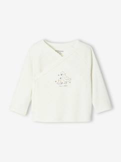 Baby-T-shirt, coltrui-Bedrukte body's voor pasgeborenen met opening aan de voorkant