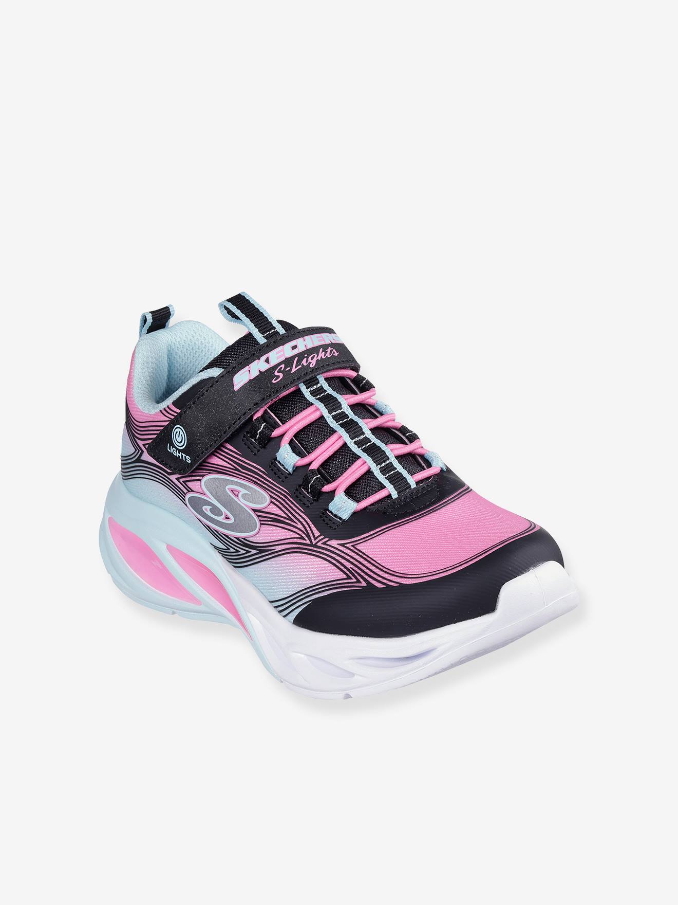 Cosmic Glow S-lights Skechers Lichtgevende Baskets Zwart