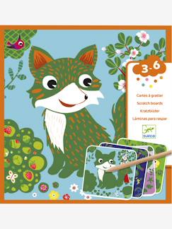 Jouet-Activités artistiques-Cartes à gratter «Toutes petites bêtes»