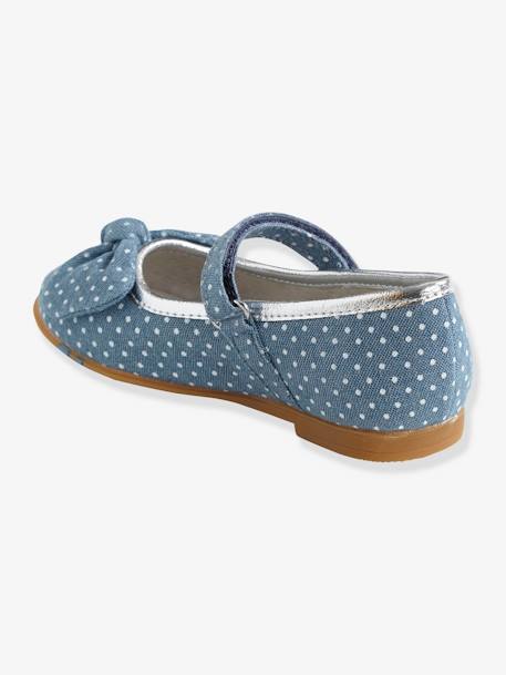 Ballerines scratchées fille collection maternelle BLUE DENIM - vertbaudet enfant 