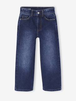-Ruime meisjesjeans MorphologiK met een smalle taille 