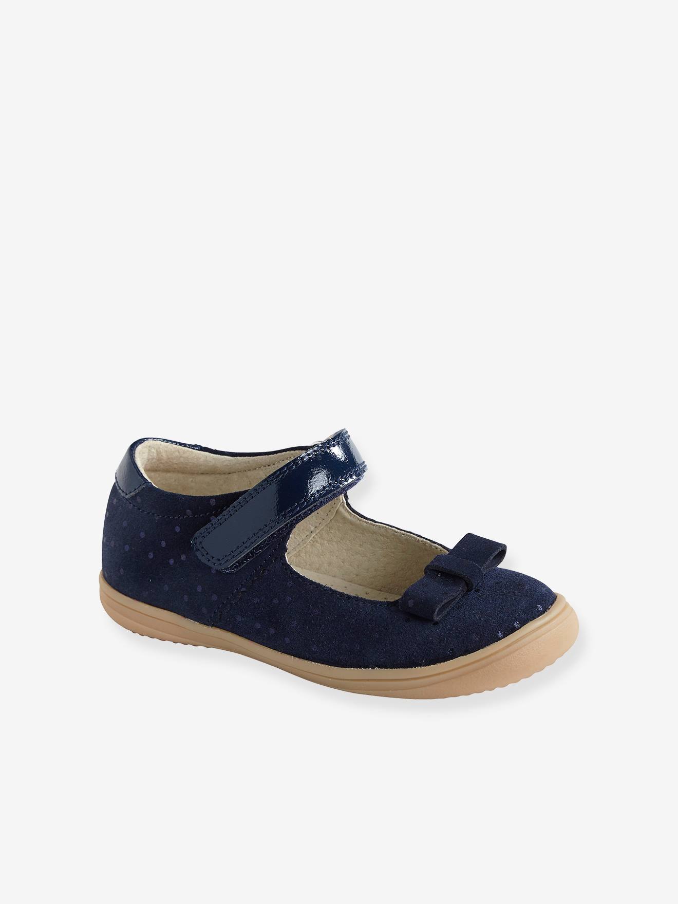 chaussures filles cuir