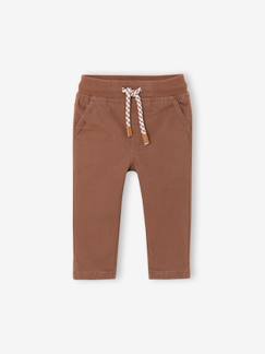 Baby-Gevoerd twill broekje jongensbaby