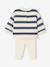 Ensemble bébé sweat-shirt + legging Disney Minnie rayé bleu - vertbaudet enfant 